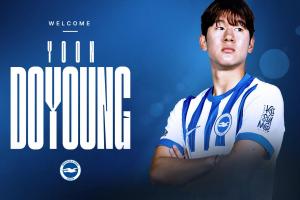 记者：布莱顿200万镑签尹棹泳，球员下赛季将被外租