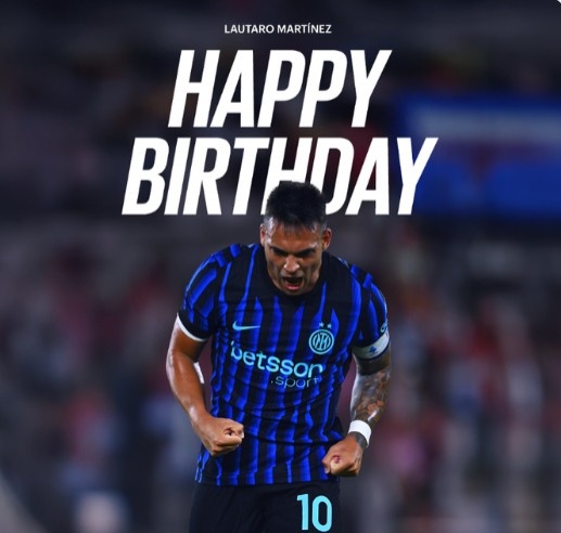 乐鱼APP-国米队长劳塔罗迎28岁生日，官方致敬335场153球50助传奇表现